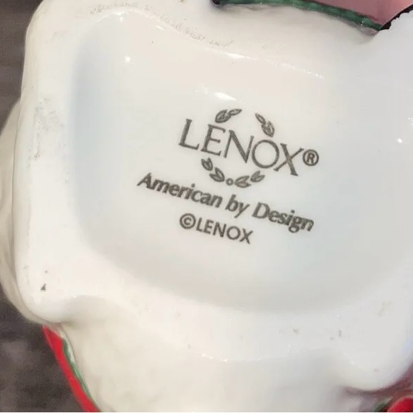 LENOX Porcelain Moose Monogram Initial “S” Christmas Tree Ornament 4” - Picture 7 of 7